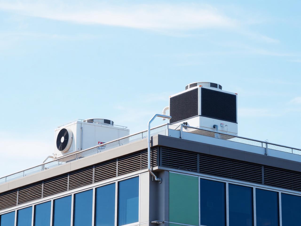 Commercial rooftop HVAC units